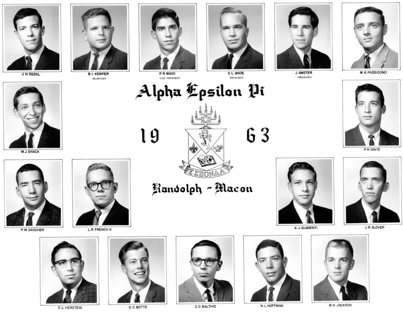 AEPi Rho Mu 1963