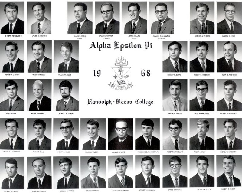 AEPi Rho Mu 1968