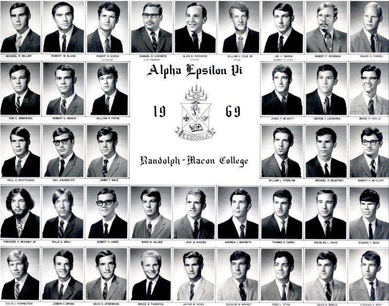 AEPi Rho Mu 1969